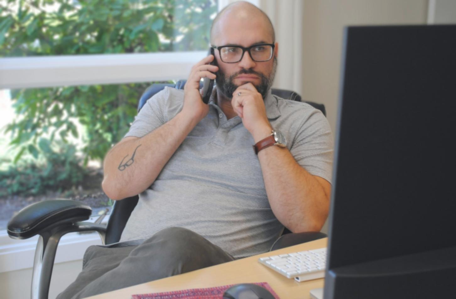 Blockchain maintenance specialist working on network infrastructure